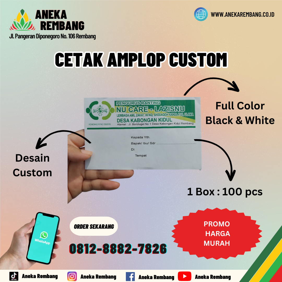 Cetak Amplop Custom